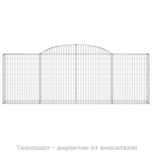 Габионни кошници арка 15 бр 300x30x100/120см поцинковано желязо