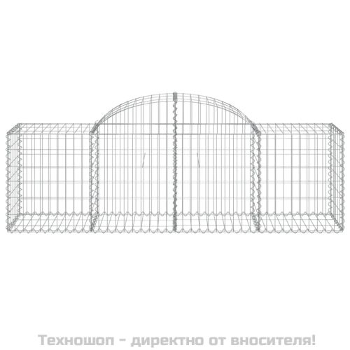 Габионни кошници арка 13 бр 200x50x60/80 см поцинковано желязо