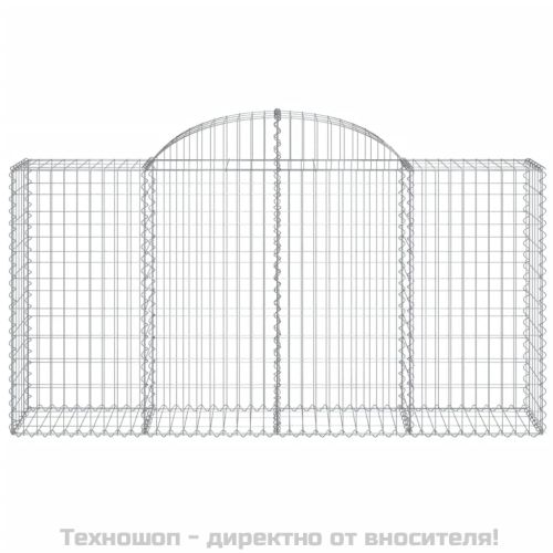 Габионни кошници арка 15 бр 200x50x100/120см поцинковано желязо