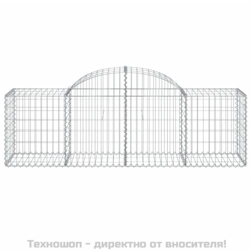 Габионни кошници арка 18 бр 200x50x60/80 см поцинковано желязо