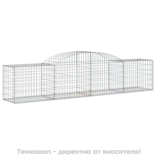 Габионни кошници арка 3 бр 300x50x60/80 см поцинковано желязо