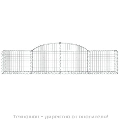 Габионни кошници арка 15 бр 300x50x60/80 см поцинковано желязо