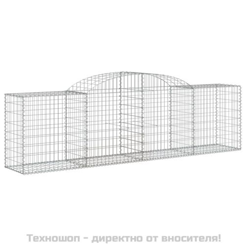 Габионни кошници арка 13 бр 300x50x80/100 см поцинковано желязо