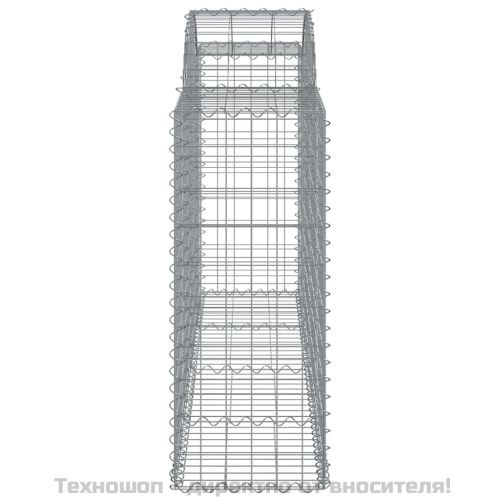 Габионни кошници арка 4 бр 200x50x100/120 см поцинковано желязо