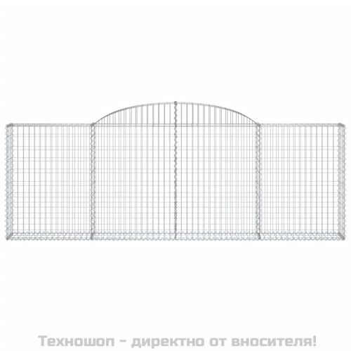 Габионни кошници арка 12 бр 300x30x100/120см поцинковано желязо