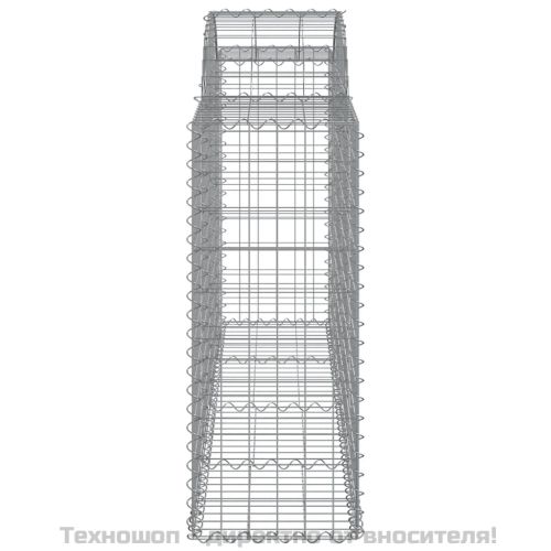Габионни кошници арка 7 бр 200x50x100/120 см поцинковано желязо