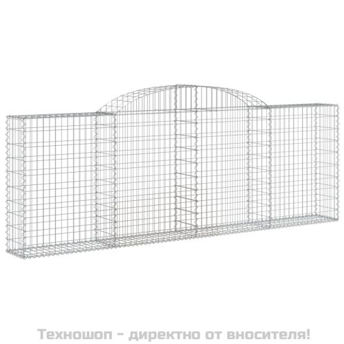 Габионни кошници арка 10 бр 300x30x100/120см поцинковано желязо