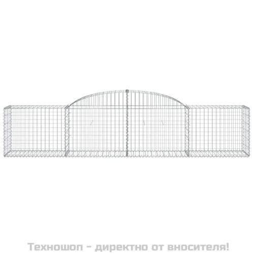 Габионни кошници арка 4 бр 300x50x60/80 см поцинковано желязо