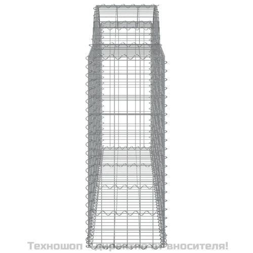Габионни кошници арка 11 бр 200x50x100/120см поцинковано желязо