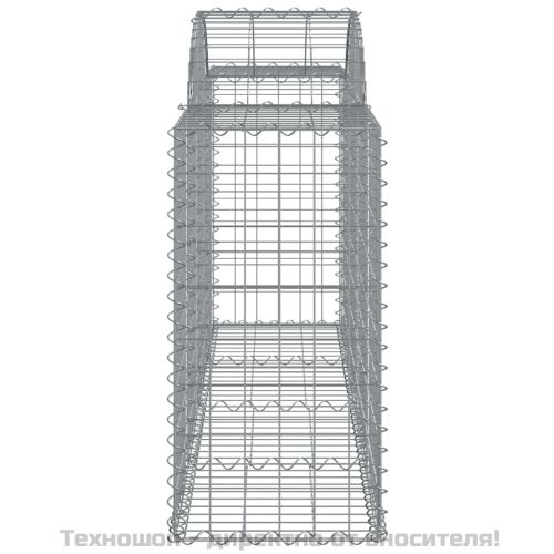 Габионни кошници арка 15 бр 200x50x80/100 см поцинковано желязо