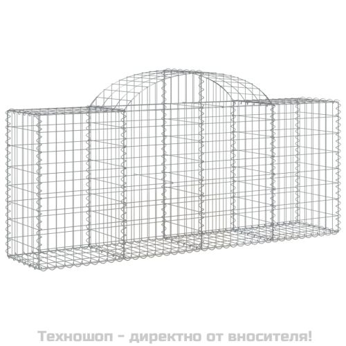 Габионни кошници арка 30 бр 200x50x80/100 см поцинковано желязо