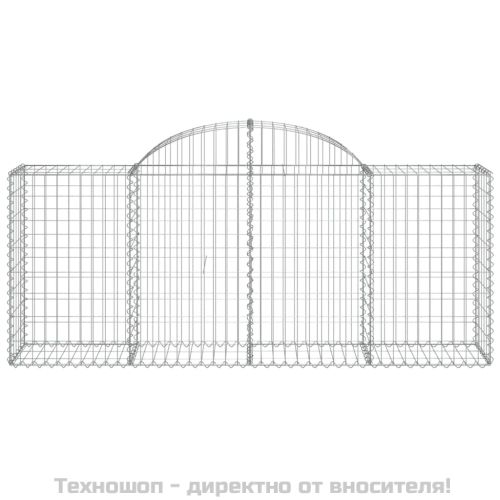 Габионни кошници арка 30 бр 200x50x80/100 см поцинковано желязо