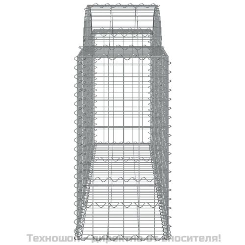 Габионни кошници арка 8 бр 200x50x80/100 см поцинковано желязо