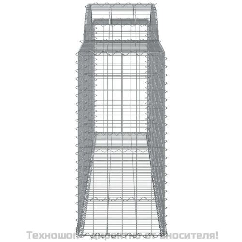 Габионни кошници арка 3 бр 300x50x100/120 см поцинковано желязо