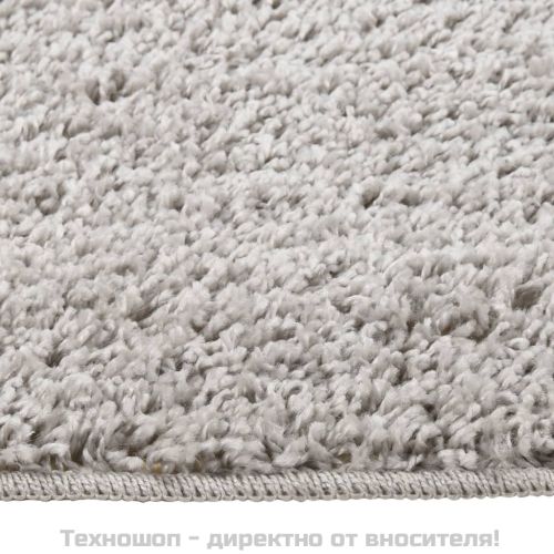 Шаги килим, светлосив, 140x200 см, противоплъзгащ