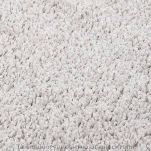 Шаги килим, светлосив, 140x200 см, противоплъзгащ