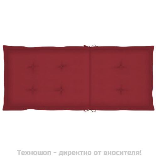 Градински накланящи се столове 4 бр с възглавници акация масив