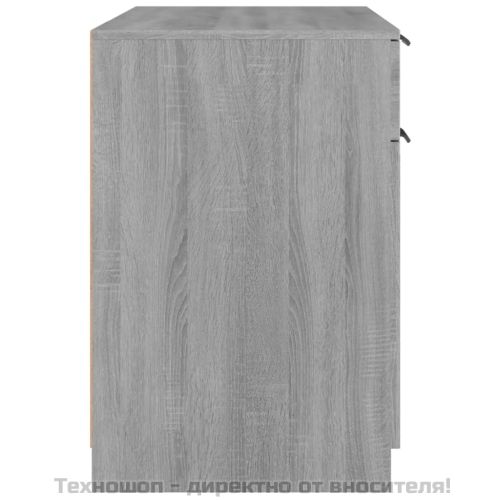 Бюро, сив сонома, 100x50x75 см, инженерно дърво