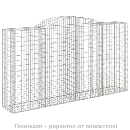 Габионни кошници арка 7 бр 300x50x160/180 см поцинковано желязо