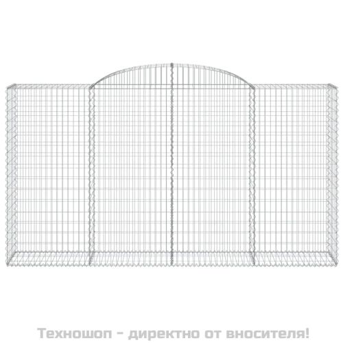 Габионни кошници арка 7 бр 300x50x160/180 см поцинковано желязо