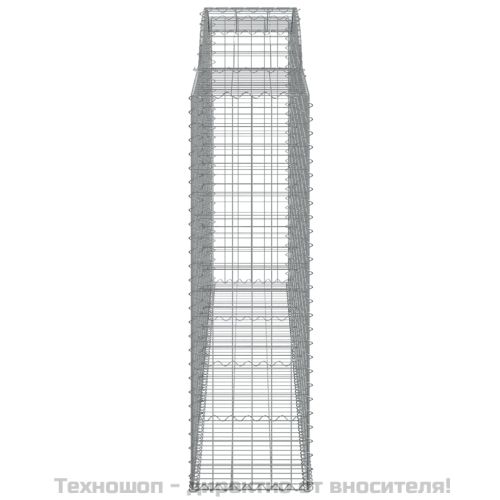 Габионни кошници арка 7 бр 300x50x160/180 см поцинковано желязо