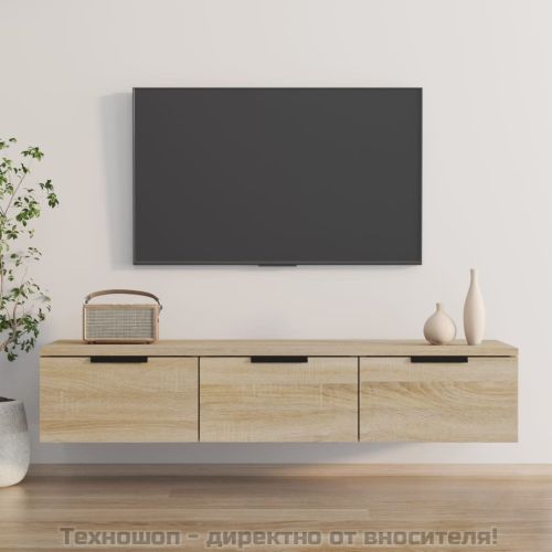 Стенен шкаф, дъб сонома, 102x30x20см, инженерно дърво