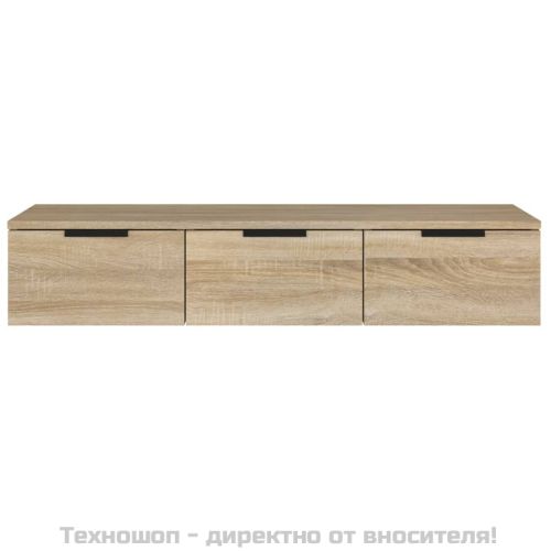 Стенен шкаф, дъб сонома, 102x30x20см, инженерно дърво