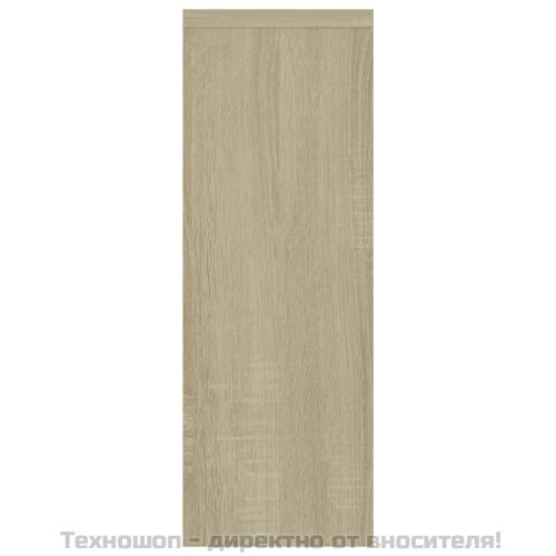 Стенен рафт, дъб сонома, 45x16x45 см, инженерно дърво