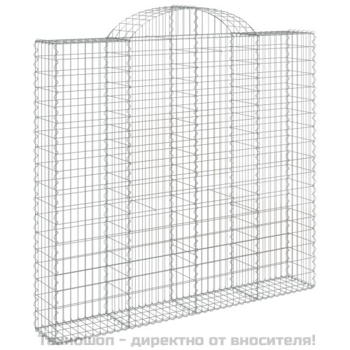 Габионни кошници арка 6 бр 200x50x180/200 см поцинковано желязо