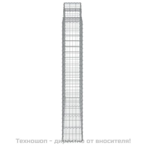 Габионни кошници арка 6 бр 200x50x180/200 см поцинковано желязо