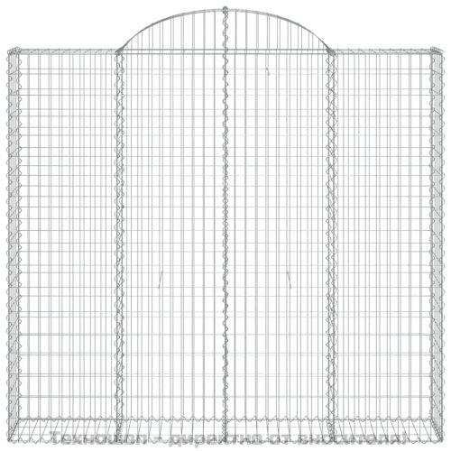Габионни кошници арка 5 бр 200x50x180/200 см поцинковано желязо