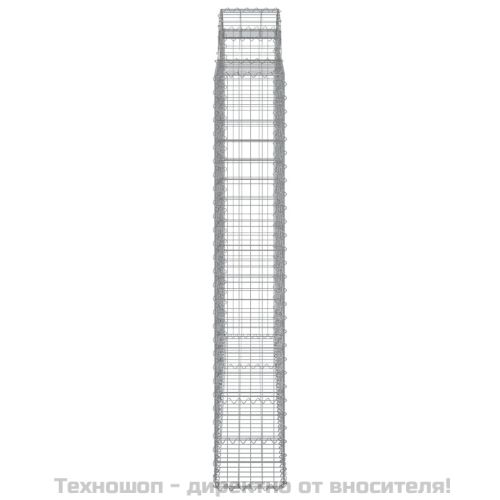 Габионни кошници арка 7 бр 200x50x180/200 см поцинковано желязо