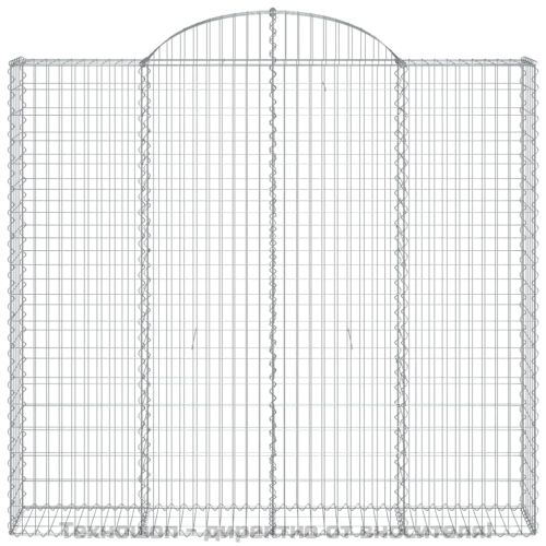 Габионни кошници арка 9 бр 200x50x180/200 см поцинковано желязо