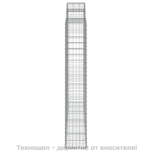 Габионни кошници арка 9 бр 200x50x180/200 см поцинковано желязо