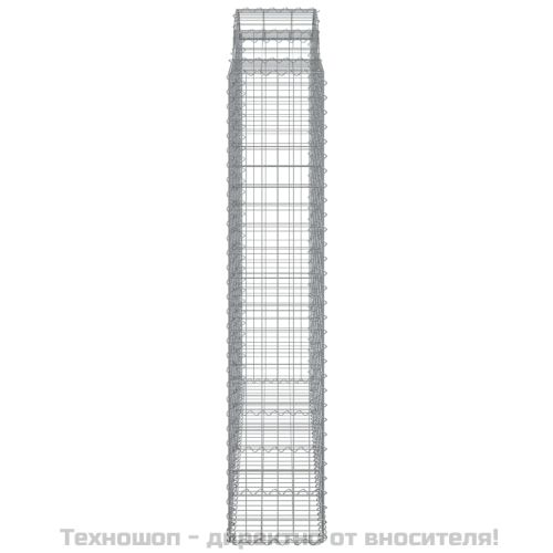 Габионни кошници арка 3 бр 200x50x200/220 см поцинковано желязо