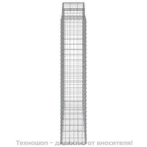 Габионни кошници арка 8 бр 200x50x200/220 см поцинковано желязо