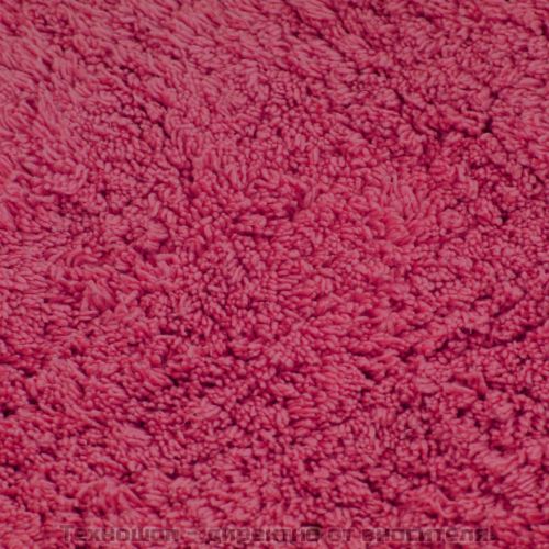 Комплект постелки за баня, 3 бр, текстил, фуксия