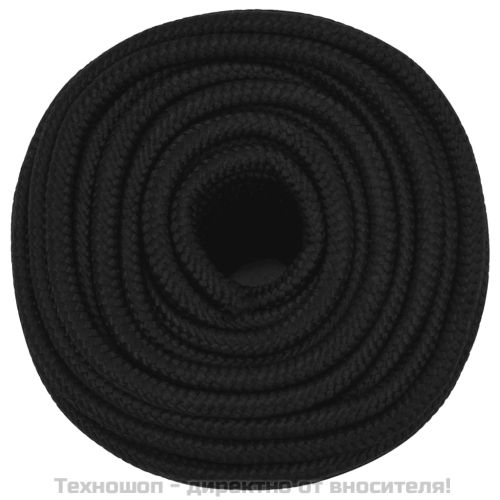 Работно въже черно 14 мм 250 м полиестер