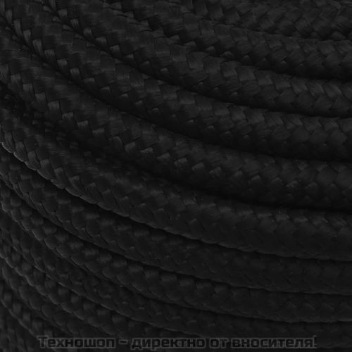 Работно въже черно 14 мм 250 м полиестер