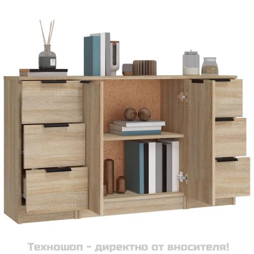 Сайдборди, 3 бр, сонома дъб,инженерно дърво