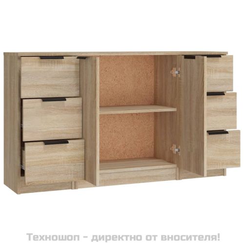 Сайдборди, 3 бр, сонома дъб,инженерно дърво