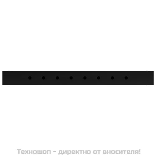 Подвижни рамки за работна маса метал 2 бр 55x(69-95,5) см черни