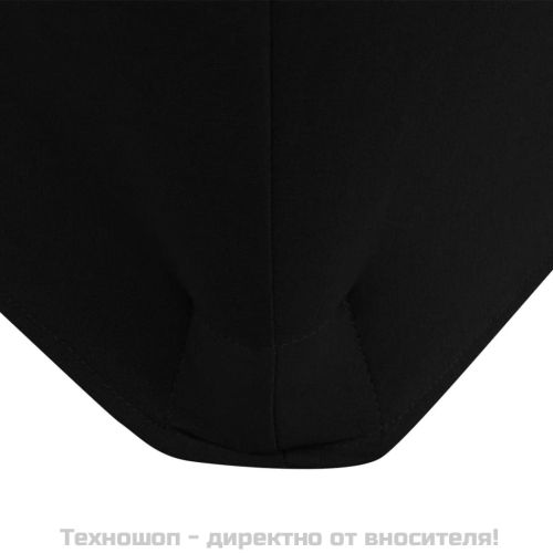 Еластичен калъф за маса, 2 бр, 243х76х74 см, черен