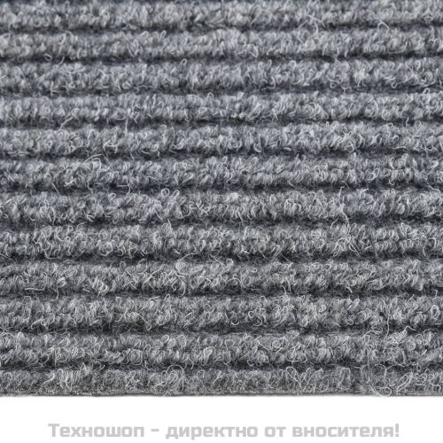 Абсорбиращо мръсотията килимче, 100x100 см, сиво