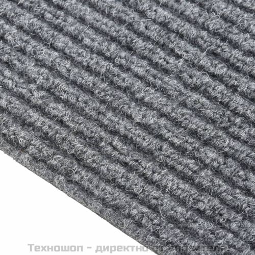 Абсорбиращо мръсотията килимче, 100x100 см, сиво