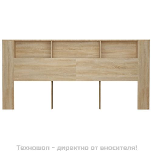 Табла за легло тип шкаф, дъб сонома, 220x18,5x104,5 см
