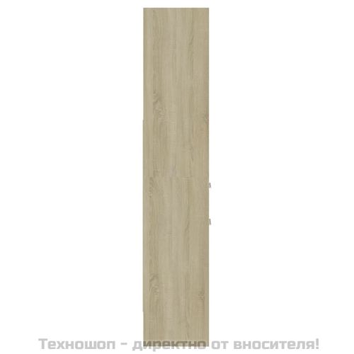 Библиотека, дъб сонома, 40x35x180 см, инженерно дърво