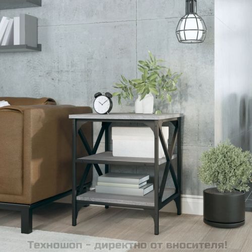 Странична маса, cив сонома, 40x42x50 см, инженерно дърво