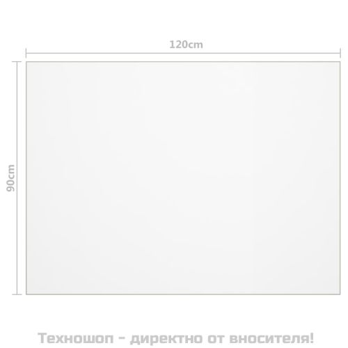 Протектор за маса, прозрачен, 120x90 см, 1,6 мм, PVC