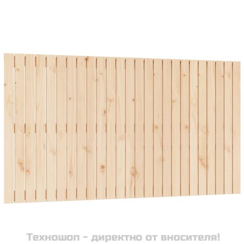 Стенна табла за спалня, 159,5x3x90 см, борово дърво масив